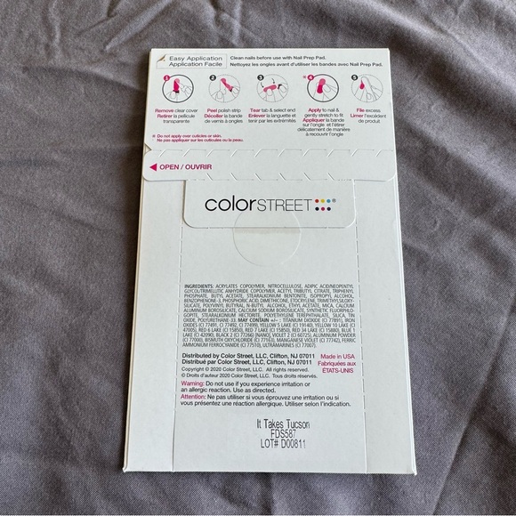 *Retired* Color Street: It Takes Tucson | Purple Blue Duochrome Glitter Sparkle - Picture 4 of 15